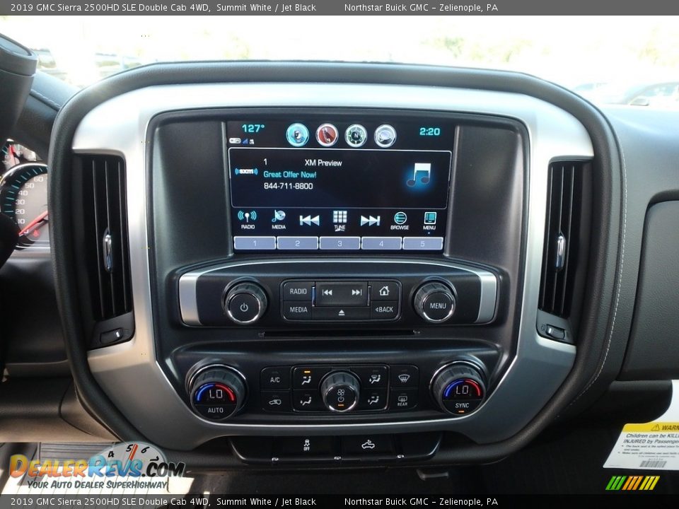 2019 GMC Sierra 2500HD SLE Double Cab 4WD Summit White / Jet Black Photo #19