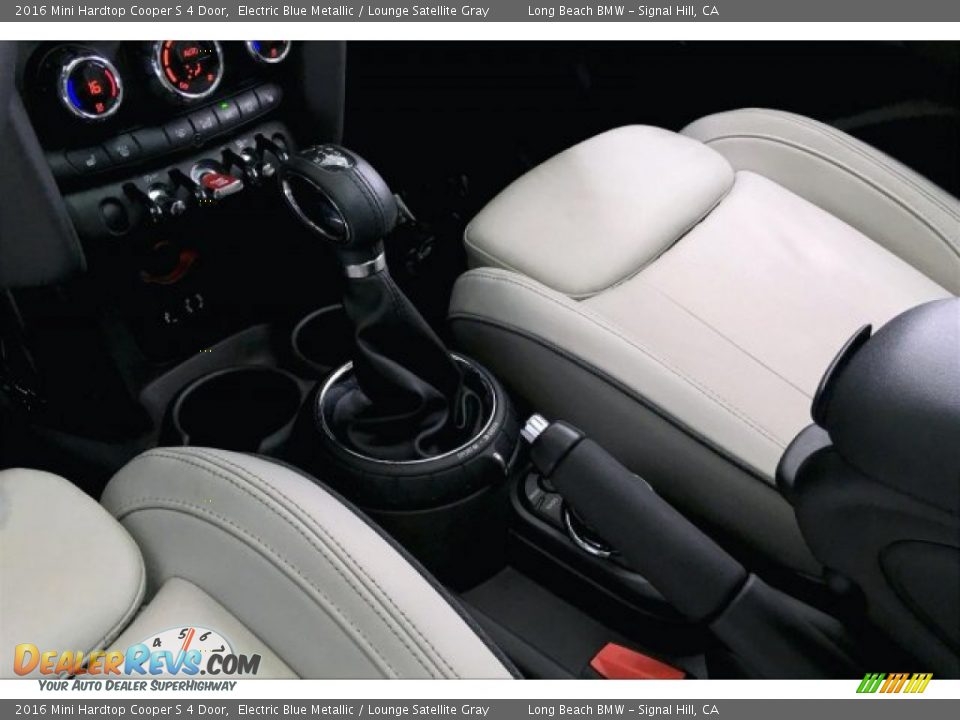 2016 Mini Hardtop Cooper S 4 Door Electric Blue Metallic / Lounge Satellite Gray Photo #18