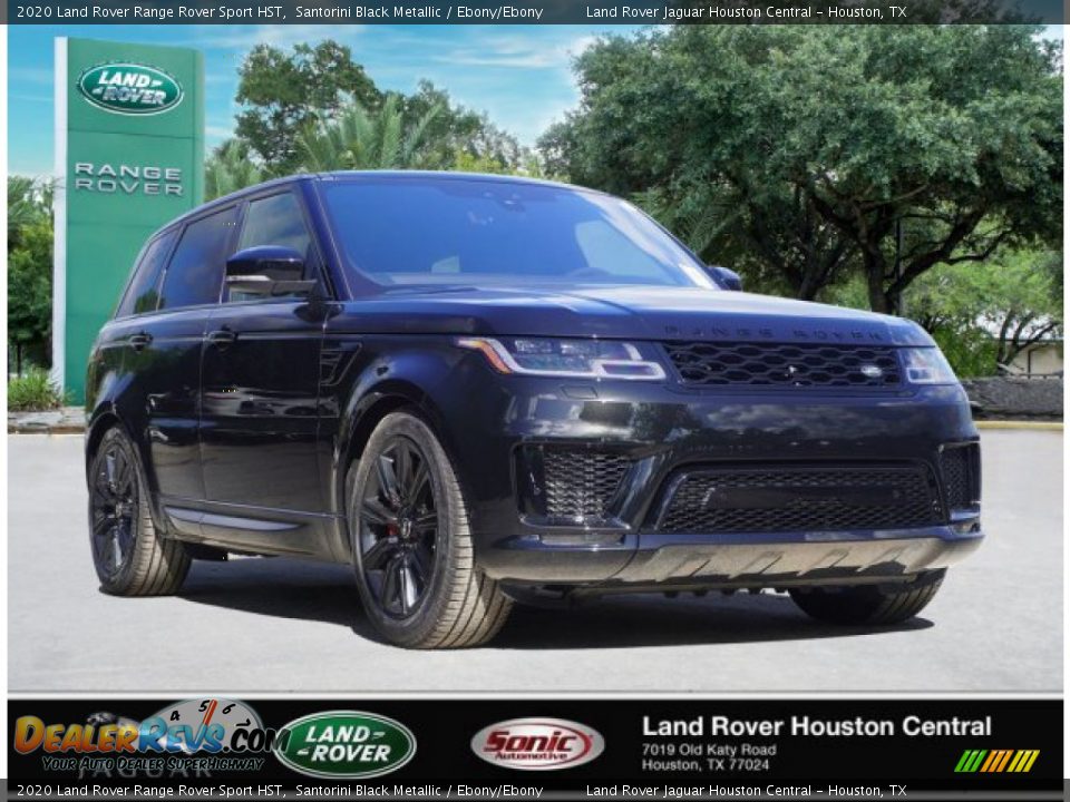2020 Land Rover Range Rover Sport HST Santorini Black Metallic / Ebony/Ebony Photo #2