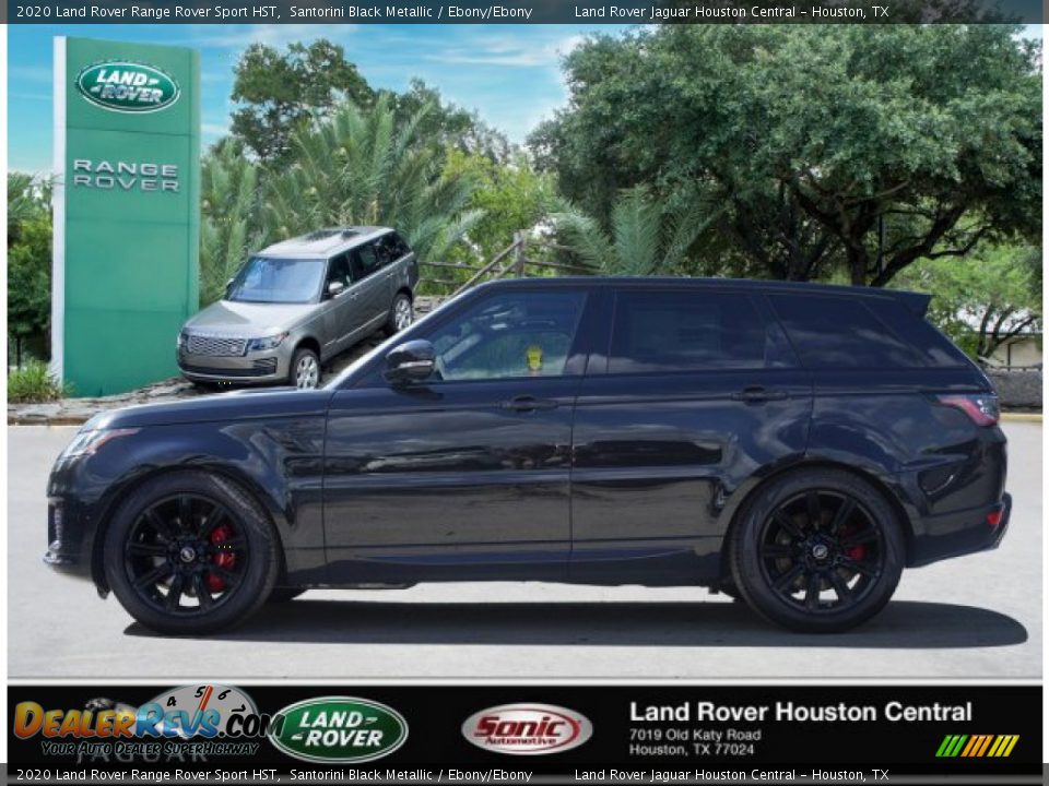 2020 Land Rover Range Rover Sport HST Santorini Black Metallic / Ebony/Ebony Photo #3
