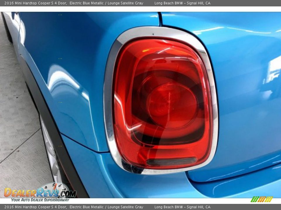 2016 Mini Hardtop Cooper S 4 Door Electric Blue Metallic / Lounge Satellite Gray Photo #22