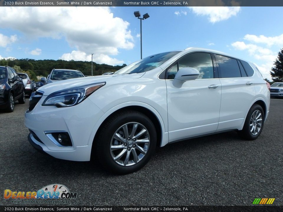 2020 Buick Envision Essence Summit White / Dark Galvanized Photo #1