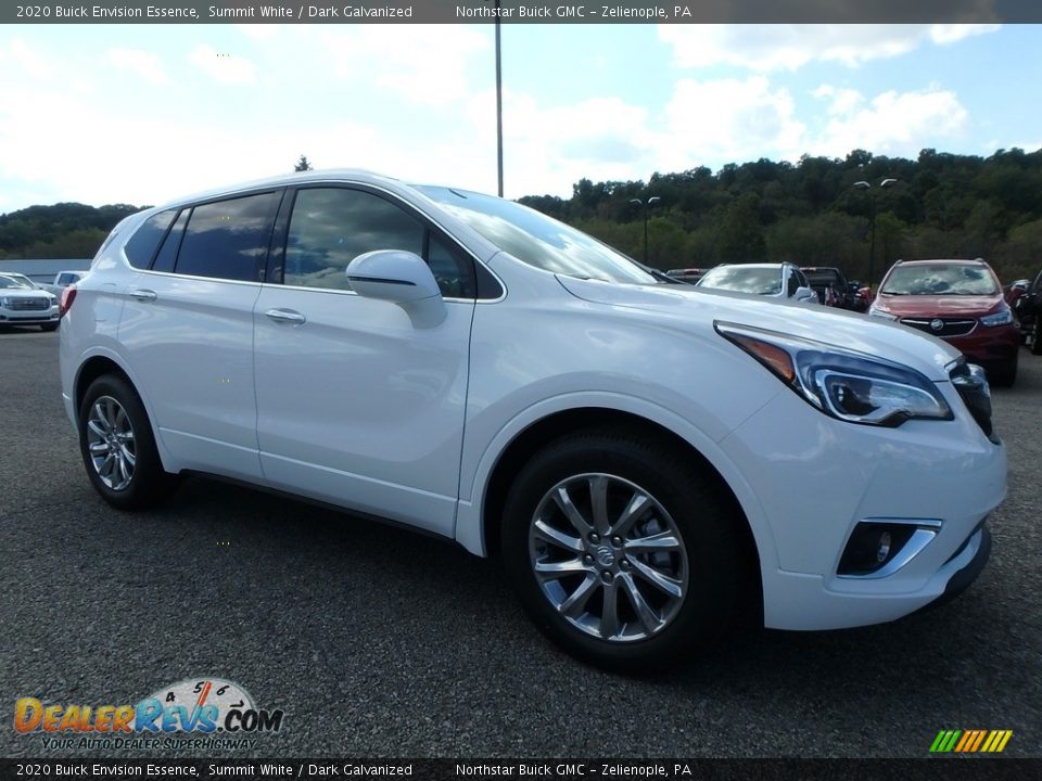 2020 Buick Envision Essence Summit White / Dark Galvanized Photo #3