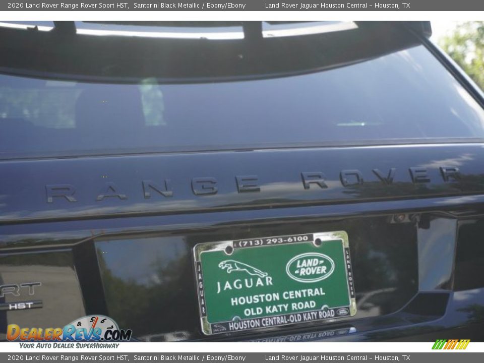 2020 Land Rover Range Rover Sport HST Santorini Black Metallic / Ebony/Ebony Photo #10