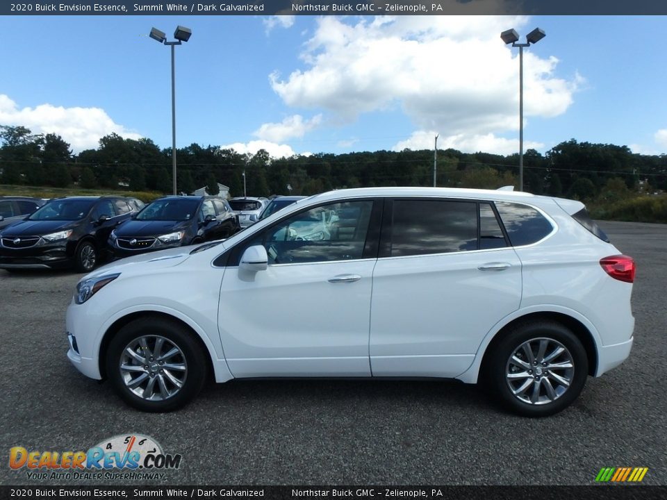 2020 Buick Envision Essence Summit White / Dark Galvanized Photo #10