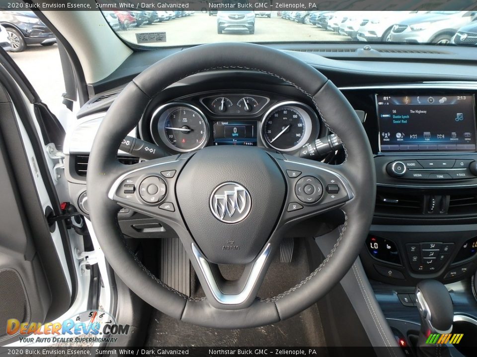 2020 Buick Envision Essence Summit White / Dark Galvanized Photo #18