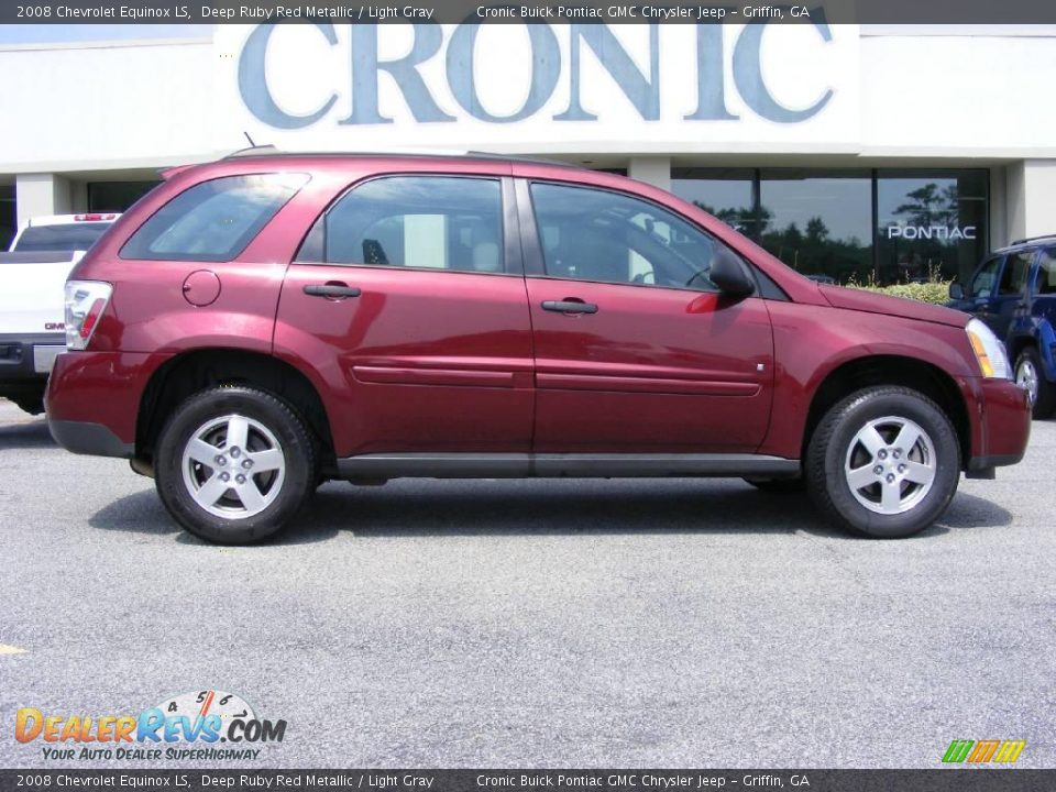 2008 Chevrolet Equinox LS Deep Ruby Red Metallic / Light Gray Photo #1