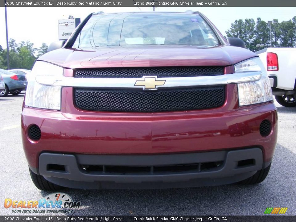 2008 Chevrolet Equinox LS Deep Ruby Red Metallic / Light Gray Photo #3