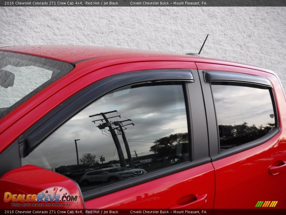 2016 Chevrolet Colorado Z71 Crew Cab 4x4 Red Hot / Jet Black Photo #6