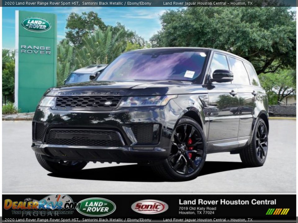 2020 Land Rover Range Rover Sport HST Santorini Black Metallic / Ebony/Ebony Photo #1