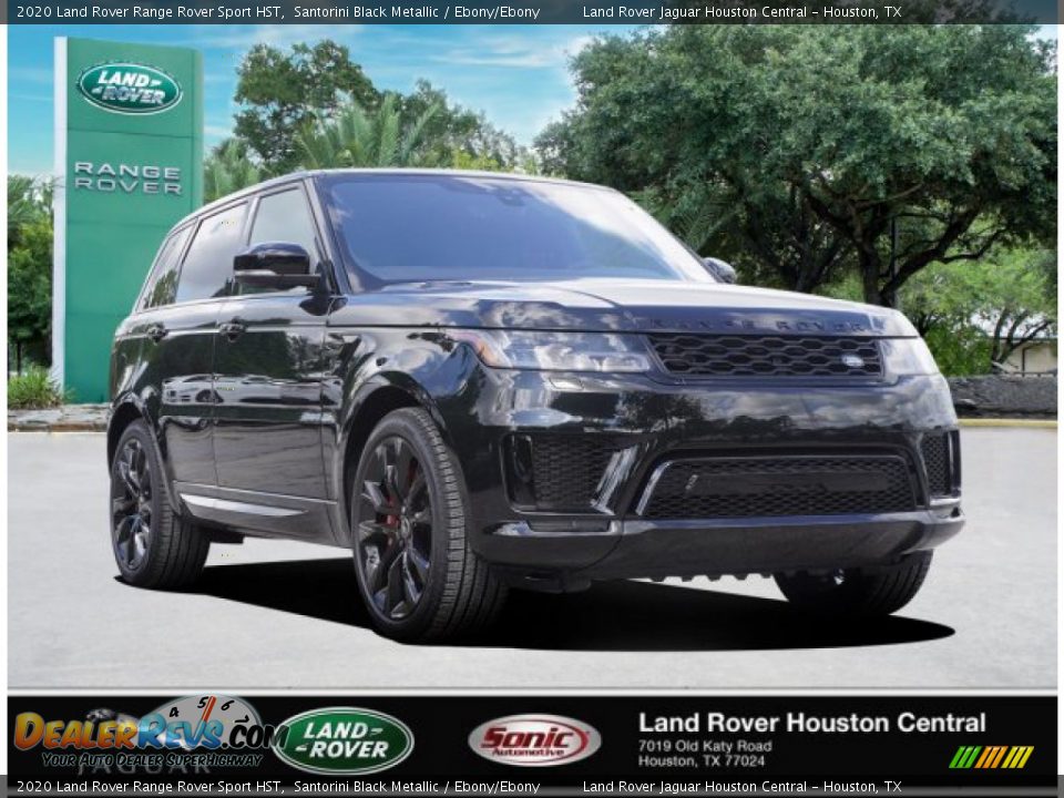 2020 Land Rover Range Rover Sport HST Santorini Black Metallic / Ebony/Ebony Photo #2