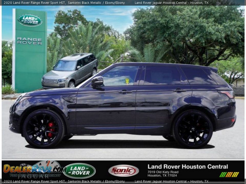 2020 Land Rover Range Rover Sport HST Santorini Black Metallic / Ebony/Ebony Photo #3