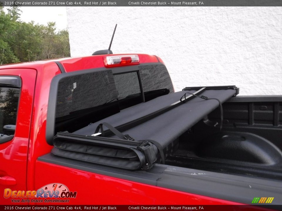 2016 Chevrolet Colorado Z71 Crew Cab 4x4 Red Hot / Jet Black Photo #14