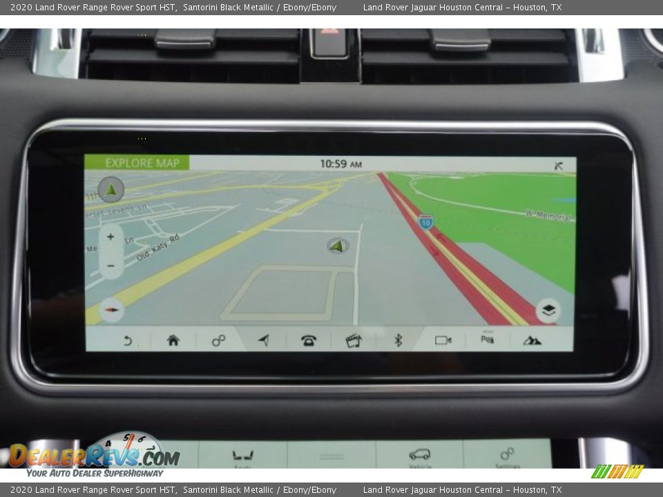 2020 Land Rover Range Rover Sport HST Santorini Black Metallic / Ebony/Ebony Photo #16