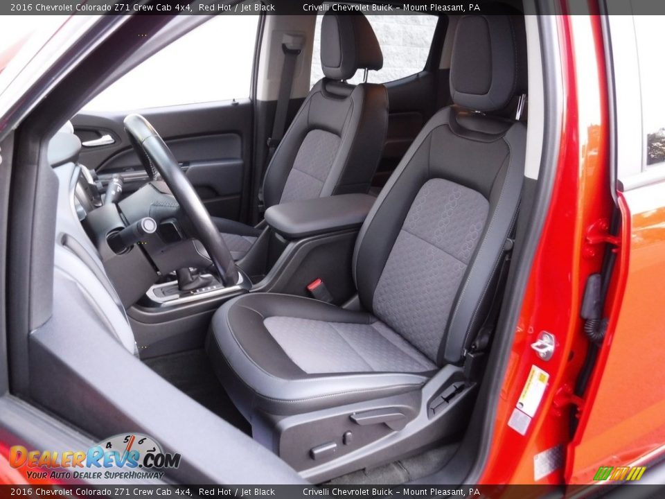 2016 Chevrolet Colorado Z71 Crew Cab 4x4 Red Hot / Jet Black Photo #19