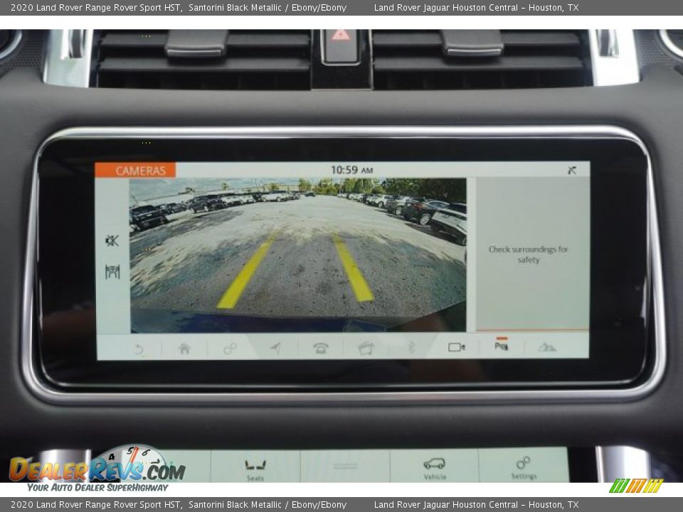 2020 Land Rover Range Rover Sport HST Santorini Black Metallic / Ebony/Ebony Photo #17