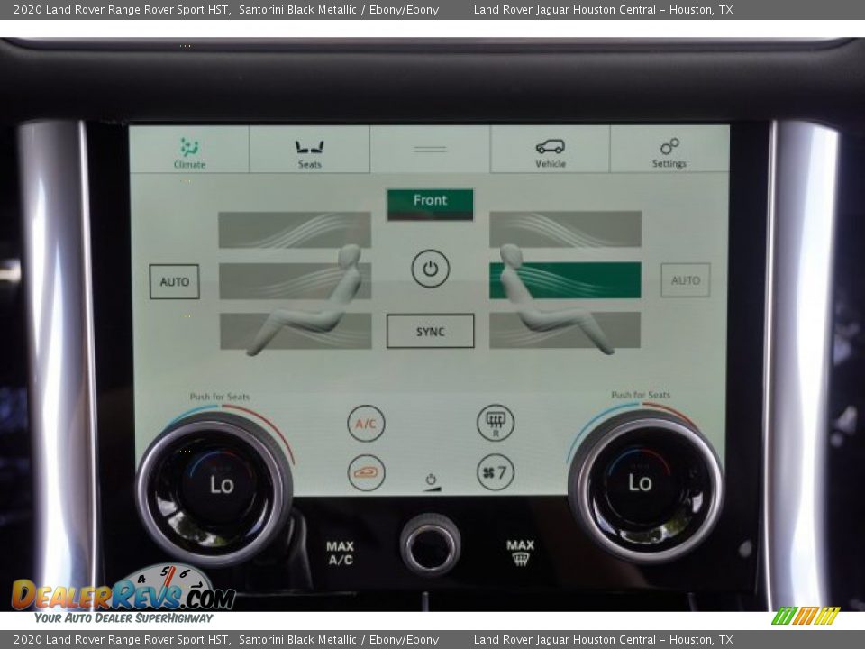 2020 Land Rover Range Rover Sport HST Santorini Black Metallic / Ebony/Ebony Photo #18