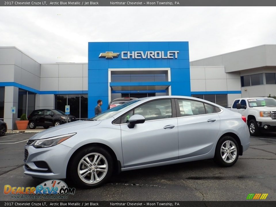 2017 Chevrolet Cruze LT Arctic Blue Metallic / Jet Black Photo #1