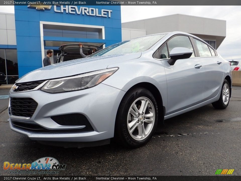 2017 Chevrolet Cruze LT Arctic Blue Metallic / Jet Black Photo #2