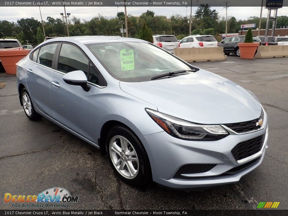 2017 Chevrolet Cruze LT Arctic Blue Metallic / Jet Black Photo #11