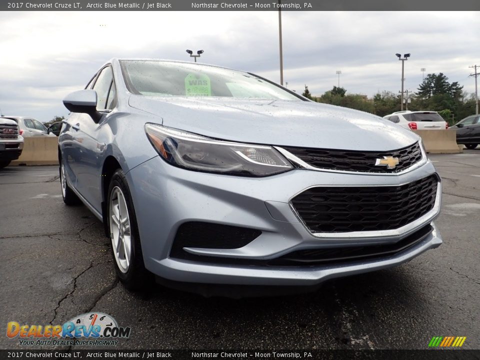 2017 Chevrolet Cruze LT Arctic Blue Metallic / Jet Black Photo #12