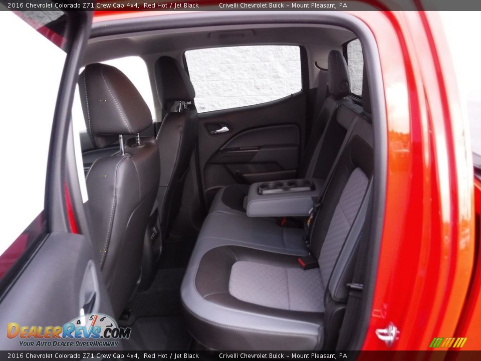 2016 Chevrolet Colorado Z71 Crew Cab 4x4 Red Hot / Jet Black Photo #30