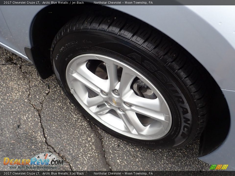2017 Chevrolet Cruze LT Arctic Blue Metallic / Jet Black Photo #14