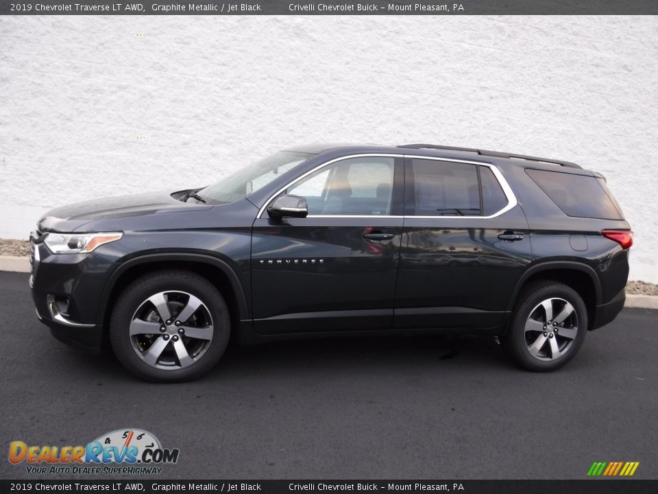 2019 Chevrolet Traverse LT AWD Graphite Metallic / Jet Black Photo #2