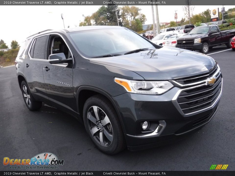 2019 Chevrolet Traverse LT AWD Graphite Metallic / Jet Black Photo #5