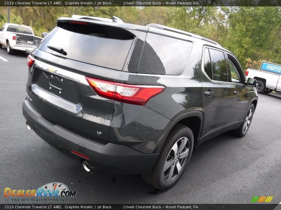 2019 Chevrolet Traverse LT AWD Graphite Metallic / Jet Black Photo #7