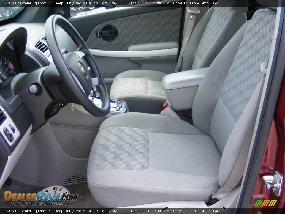 2008 Chevrolet Equinox LS Deep Ruby Red Metallic / Light Gray Photo #11