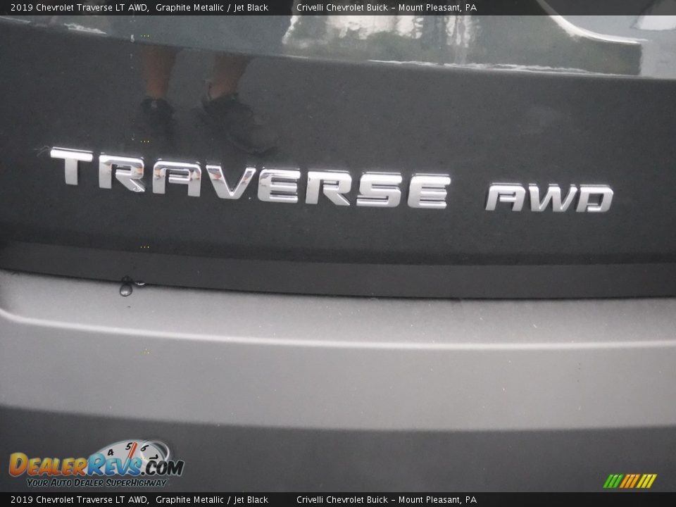 2019 Chevrolet Traverse LT AWD Graphite Metallic / Jet Black Photo #10