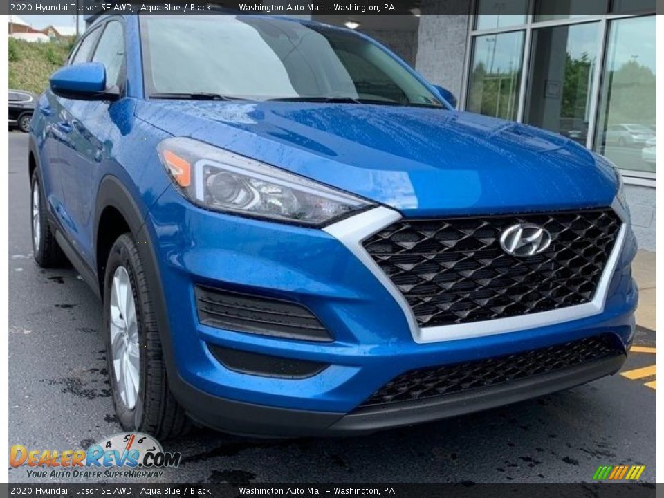 2020 Hyundai Tucson SE AWD Aqua Blue / Black Photo #1