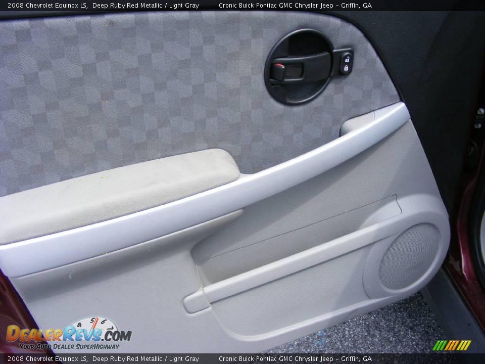 2008 Chevrolet Equinox LS Deep Ruby Red Metallic / Light Gray Photo #12