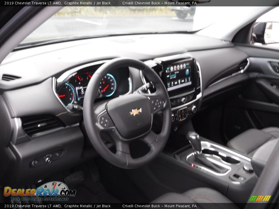 2019 Chevrolet Traverse LT AWD Graphite Metallic / Jet Black Photo #13