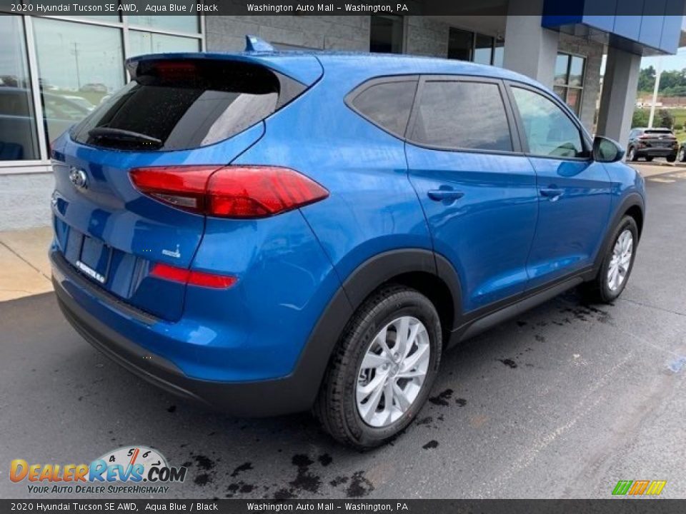 2020 Hyundai Tucson SE AWD Aqua Blue / Black Photo #4