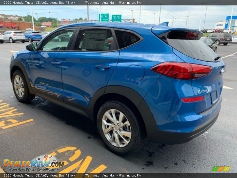 2020 Hyundai Tucson SE AWD Aqua Blue / Black Photo #6