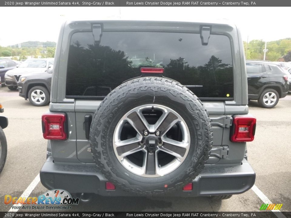 2020 Jeep Wrangler Unlimited Sahara 4x4 Sting-Gray / Black Photo #5