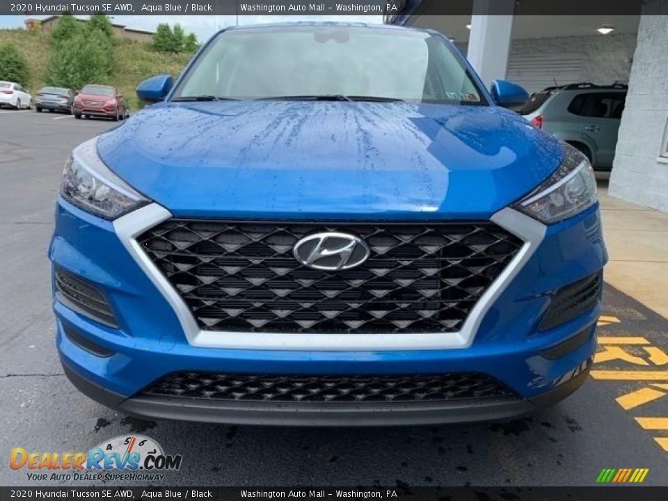 2020 Hyundai Tucson SE AWD Aqua Blue / Black Photo #8