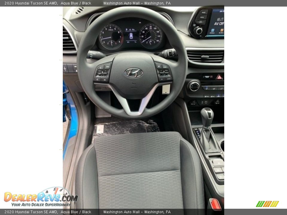 2020 Hyundai Tucson SE AWD Aqua Blue / Black Photo #14