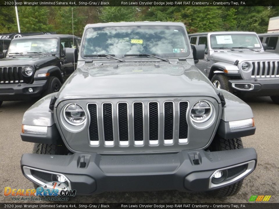2020 Jeep Wrangler Unlimited Sahara 4x4 Sting-Gray / Black Photo #9