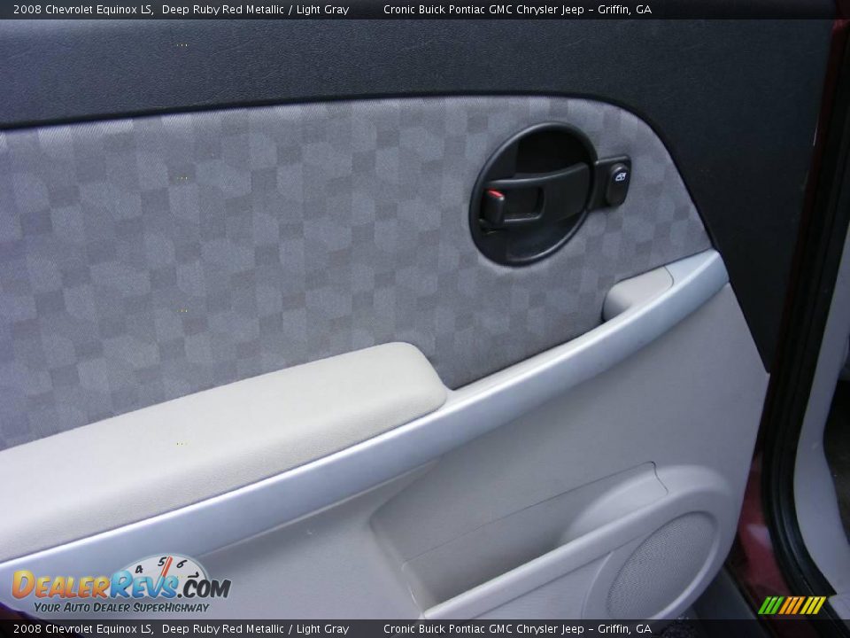 2008 Chevrolet Equinox LS Deep Ruby Red Metallic / Light Gray Photo #14