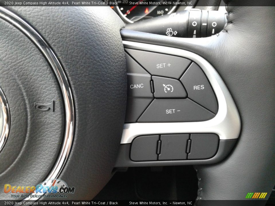 2020 Jeep Compass High Altitude 4x4 Pearl White Tri-Coat / Black Photo #20