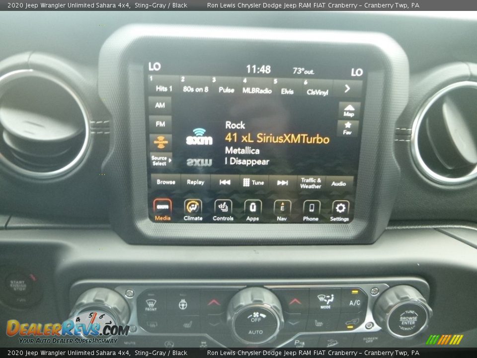 2020 Jeep Wrangler Unlimited Sahara 4x4 Sting-Gray / Black Photo #18