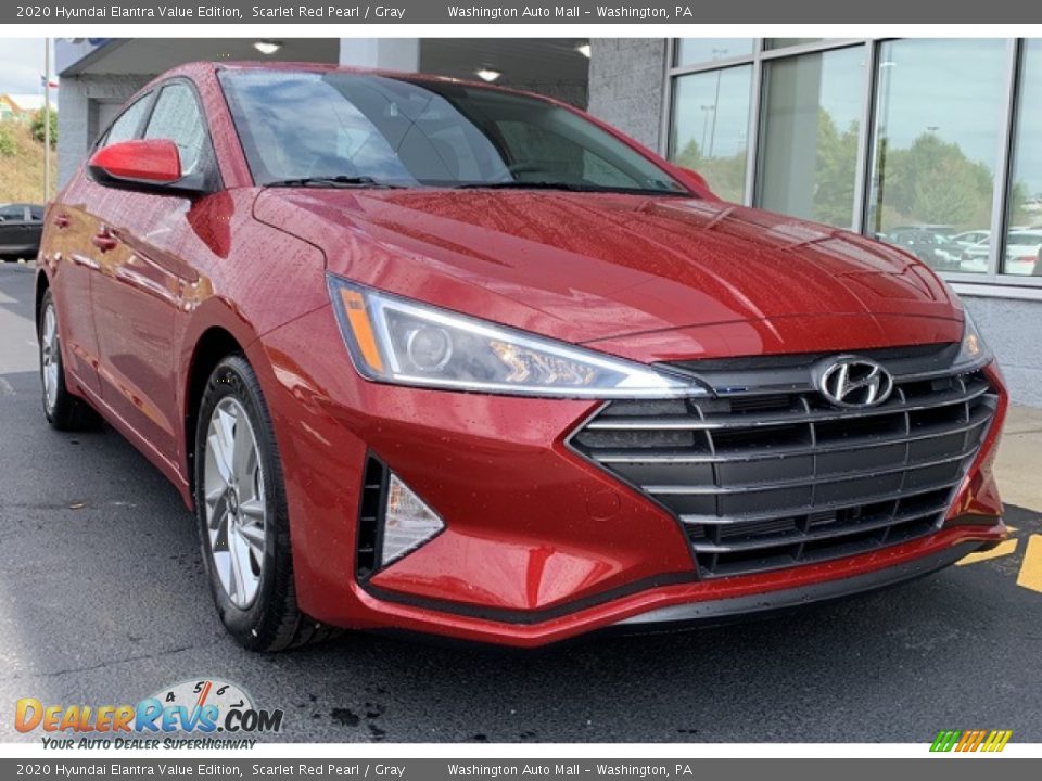 2020 Hyundai Elantra Value Edition Scarlet Red Pearl / Gray Photo #1