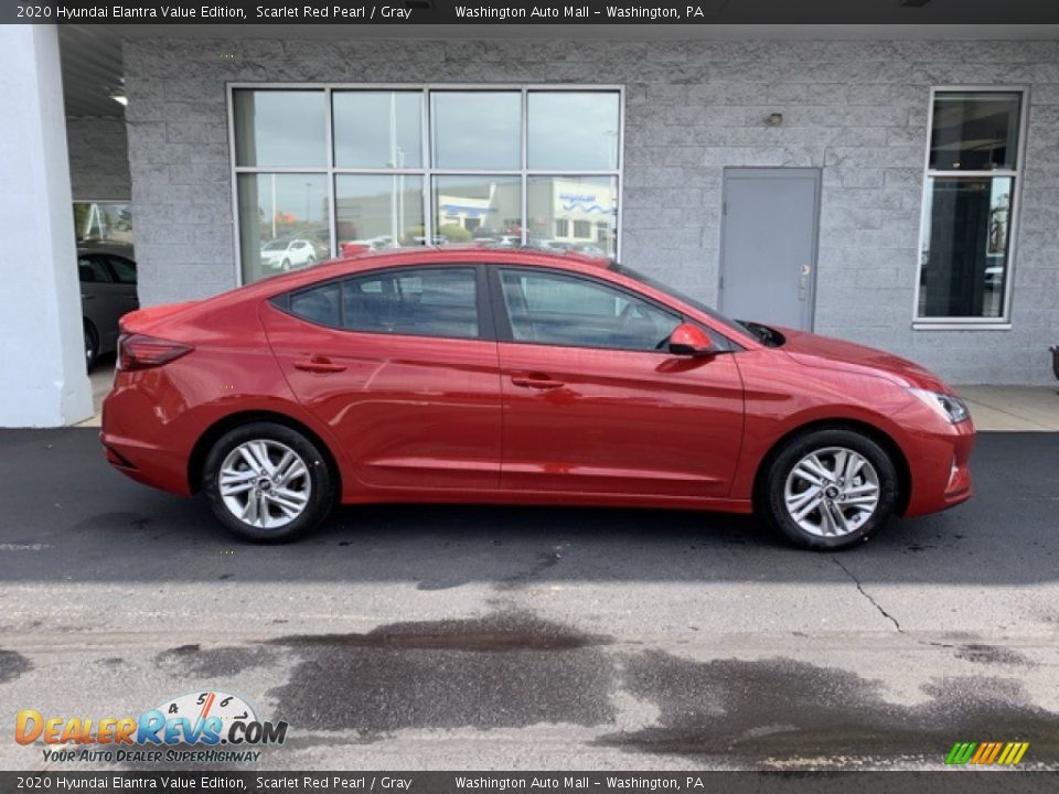 2020 Hyundai Elantra Value Edition Scarlet Red Pearl / Gray Photo #3