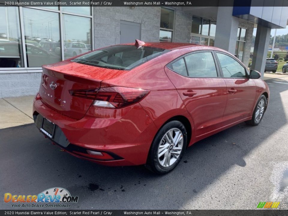 2020 Hyundai Elantra Value Edition Scarlet Red Pearl / Gray Photo #4