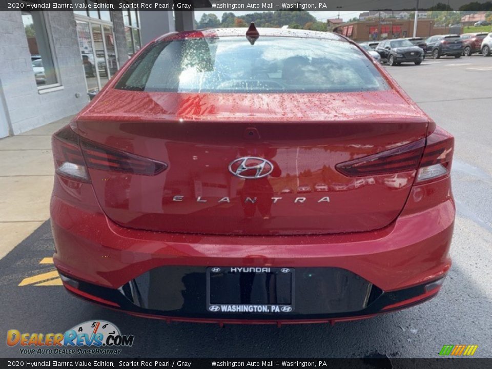 2020 Hyundai Elantra Value Edition Scarlet Red Pearl / Gray Photo #5