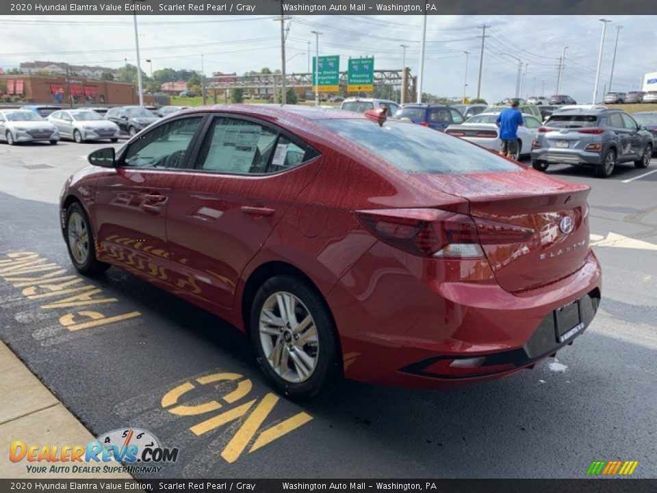 2020 Hyundai Elantra Value Edition Scarlet Red Pearl / Gray Photo #6