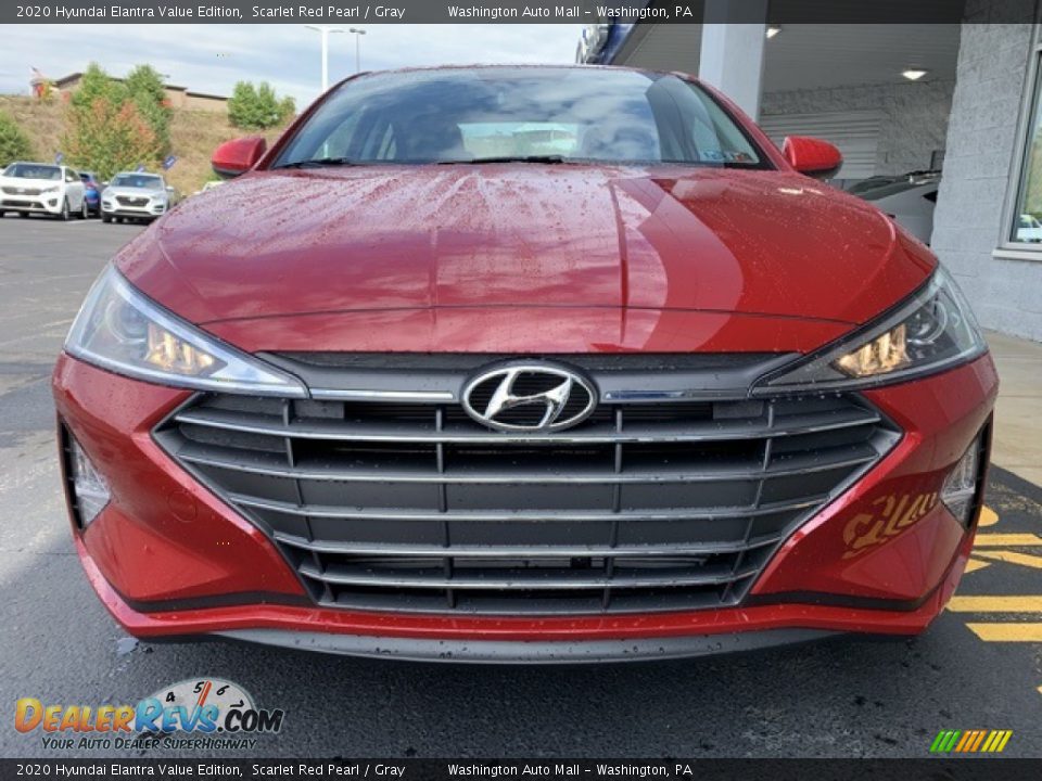 2020 Hyundai Elantra Value Edition Scarlet Red Pearl / Gray Photo #8